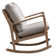 Kywaun 26'' Wide Modern Soft Arm Rocking Chair with Wooden Frame and Removable Cushion