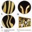 «Abstract Golden Futuristic Mask», reproduction sur toile-87371710-87371711