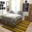 Tapis intérieur en laine 5 pi 3 po x 6 pi 10 po one-of-kind à la main noué la new age Warminster