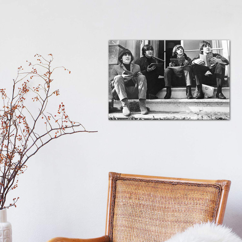 The Beatles, 1965 - Wrapped Canvas Print, 30.48 cm H x 45.72 cm W