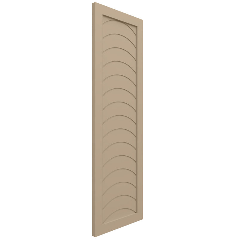 Volets de style moderne EnduraCore Composite Kyoto, Avec une couche d'apprêt, 15"W, H 51 po