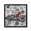« rétro motocycles on route 66 6 », publicité sur toile tendue-31330864
