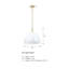Luminaire suspendu en forme de dôme à 1 lumière Asay-676361506