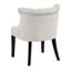 Chaise beige Modern Home Furniture avec dossier incurvé et pieds en mousse-572030660