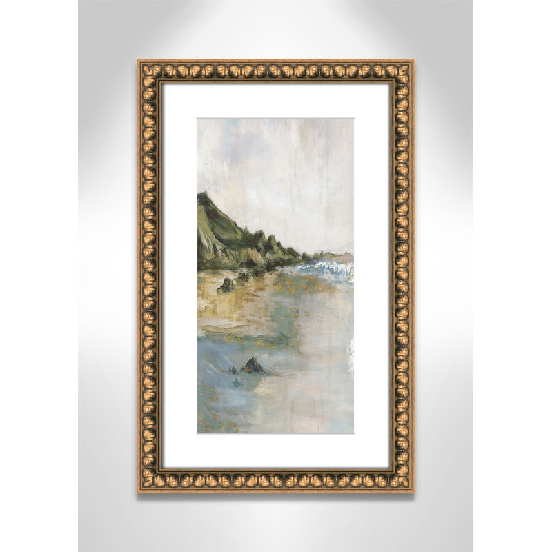 Impression «Tide’s Edge» par Casa Fine Arts, H 22 po x l 14 po x P 1,125 po, Reproduction encadrée avec passe-partout
