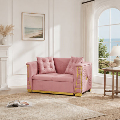 60.6 " Velvet Loveseat