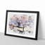 Aerialist Gymnastics at Sunset Watercolour - Picture Frame Graphic Art Print-56875069-56875068