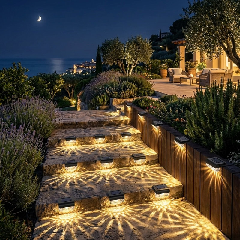 Natural Solar Powered Deck Light