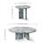 marble coffee table set-2125642539