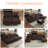 Modular Sectional Couch,124 Inch Sectional Sofa With Metal Legs, Modern U Shaped Sofa For Living Room(Chenille)-1801287825-1785680580