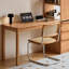 Bureau moderne simple en bois massif pour deux personnes-133438081-133438080