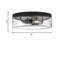 Plafonnier encastré Rhett 12-772544213-772544219