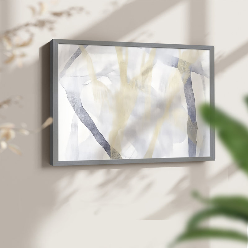 Abstrait, série Lxxxvii, reproduction encadrée, Gris, H 11 po x l 14 po