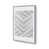 Encadrement ouvert, chrome poli