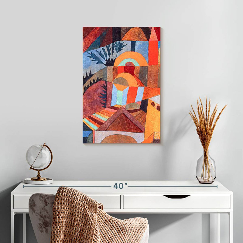 Avery Temple Gardens, 24" H x 16" W