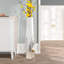 Vase de plancher en miroir de 30 po de hauteur, grands vases argentés pour décor de salon, vases décoratifs pour fleurs séchées