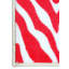 Tapis beige / rouge à imprimé animal-1370297340