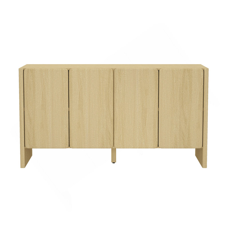 Buffet en chêne naturel 60 "Linda, Chêne
