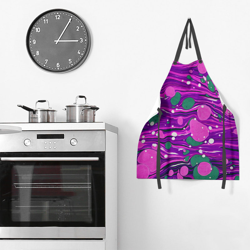 Tablier spirales, Rose/mauve