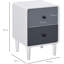 Abdul-Qaadir 39.8cm W Bedside Table