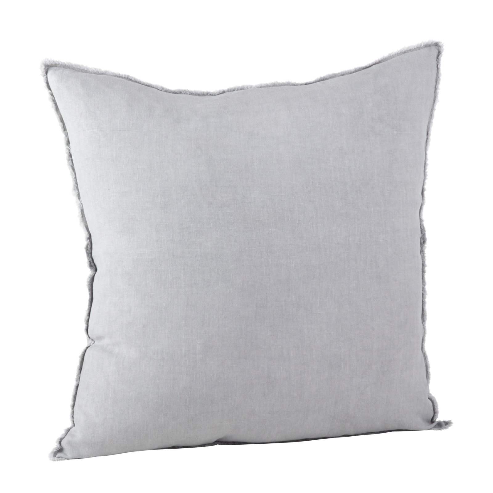 Filia 20" x 20" Linen Throw Pillow, Gray