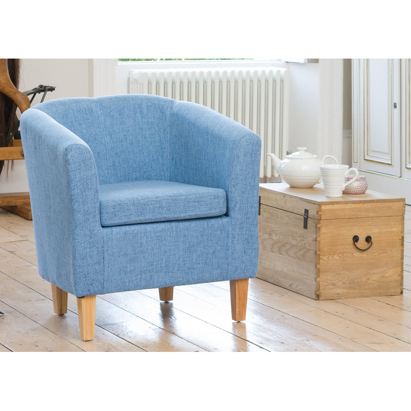 Viola Upholstered Accent Chair, Blue