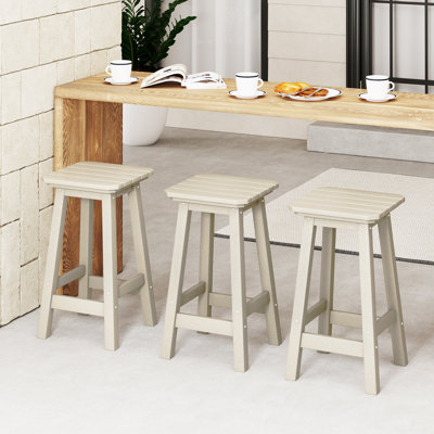 24" Square Counter Stool (Set Of 3)