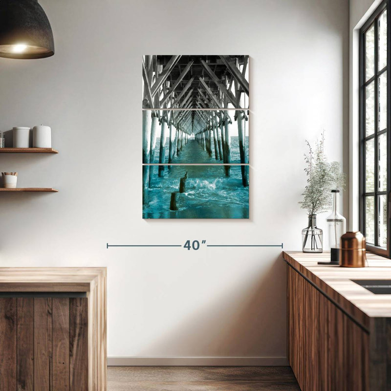 Quai Aletra bleu sarcelle I, H 38 po x l 24 po