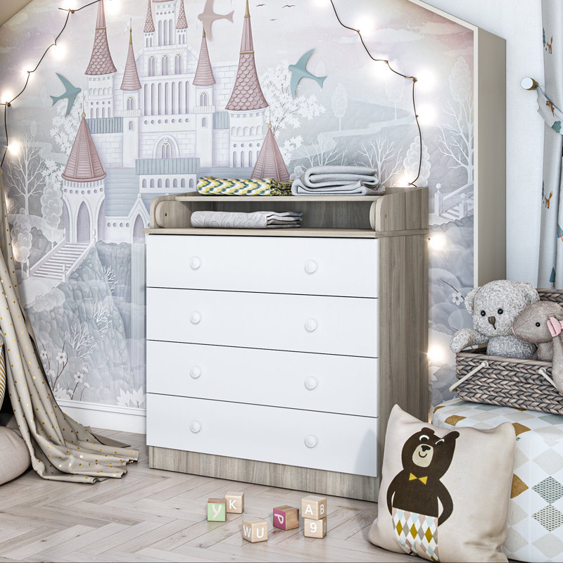 Changing dresser Model 800 Classic, Elm/White