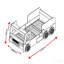 Lit de camion de pompiers Little Heroes