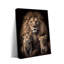 Framed Lion Wall Art Lion Family With Cubs Canvas Print Wildlife Animal Painting For Living Room Bedroom Office Home Decor Ready To Hang-17693559