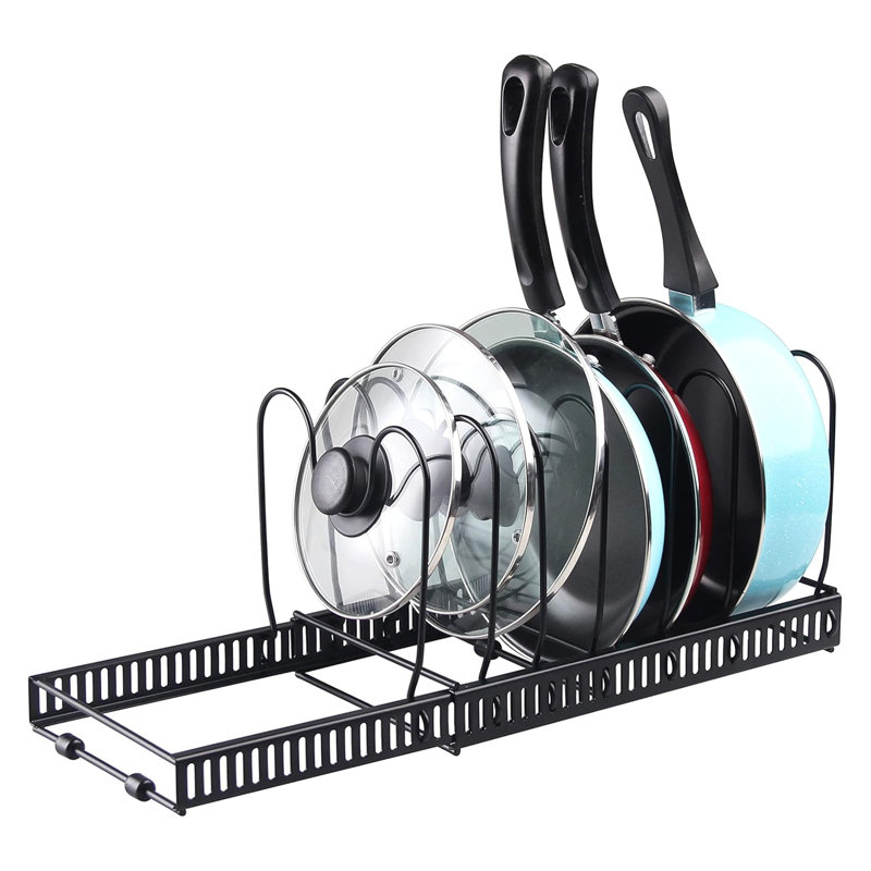 Buckingham Expandable Pot Pan Lid Organising Rack, 8
