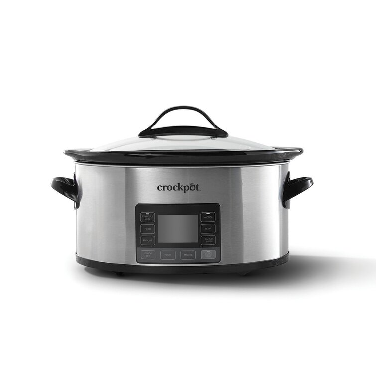 Crockpot™ 8-Quart Slow Cooker, Programmable, Black Stainless