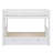 Twin-Size Bunk Bed Accompanied By An Extendable Trundle Bed Beneath-1721002525