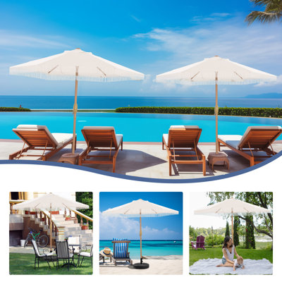 7.5FT Patio Umbrella With Base