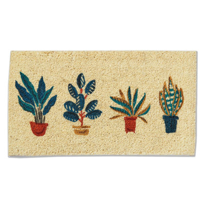 Potted Plants Coir Mat