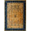 Grand tapis antique chinois noué Art Déco