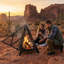 Majestic Pyramid Steel Mesh Fire Pit