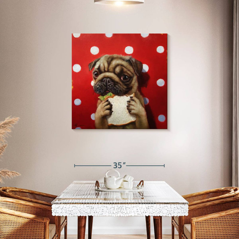 Ketti Pugalicious, 36" H x 36" W