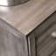 Magnifique table de chevet grise de style transitionnel 1 pièce-1734689858