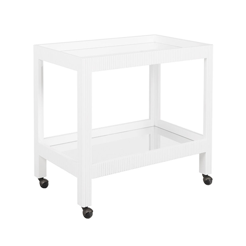 Otis Bar Cart, White