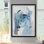 «Night Night I», reproduction sur toile tendue