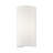 1 Light White ADA Sconce With Hand Crafted Off-White Fabric Hardback Shades