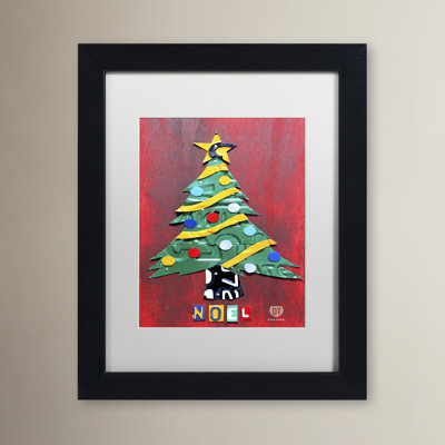 « noel christmas tree » par design turnpike, impression encadrée