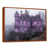 Toile avec cadre flottant brun