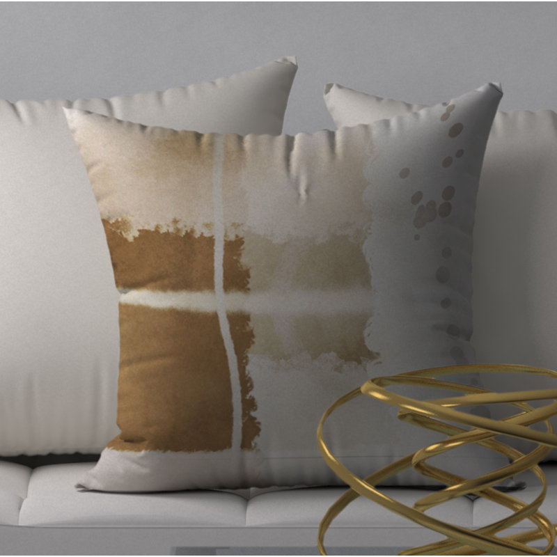 Reversible Throw Pillow, 18" x 18"
