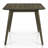 Lievin Rounded Edge Rectangular Counter Height Dining Table