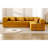 Convertible Three Person Fabric Sofa Bed, High Rebound Density Sponge Sofa-1354842198