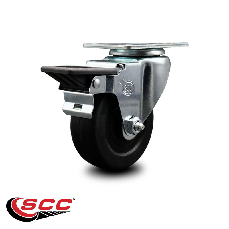 Rubber Caster Posi Brake Service