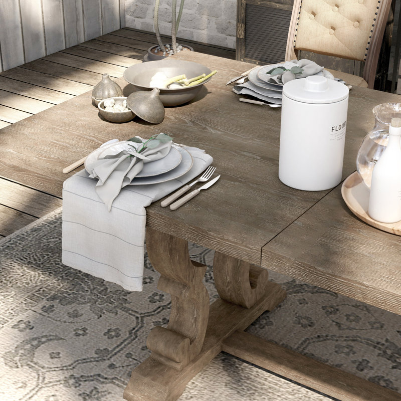 Table de salle à manger Chianti, Rustique naturel